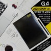 G4GADGET A4 Week To View 2025 | Hardback Cover |