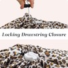 Handy Laundry Nylon Bag - Locking Drawstring Closure, Machine Washable,