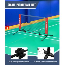 SRIOIO 5FT Mini Pickleball Net with Storage Bag, Suitable for Training Assistance, Can Be Used Indoor and Outdoor