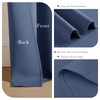 PONY DANCE Stone Blue Blackout Curtains for Living Room 94