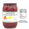 Amish Strawberry/Banana Jam - Two 16 Oz Jars