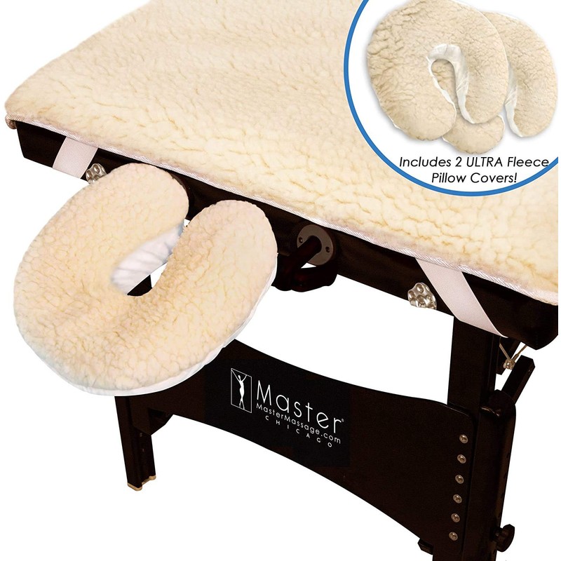 Master Massage Massage Table Fleece Pad Set, Deluxe Massage Table