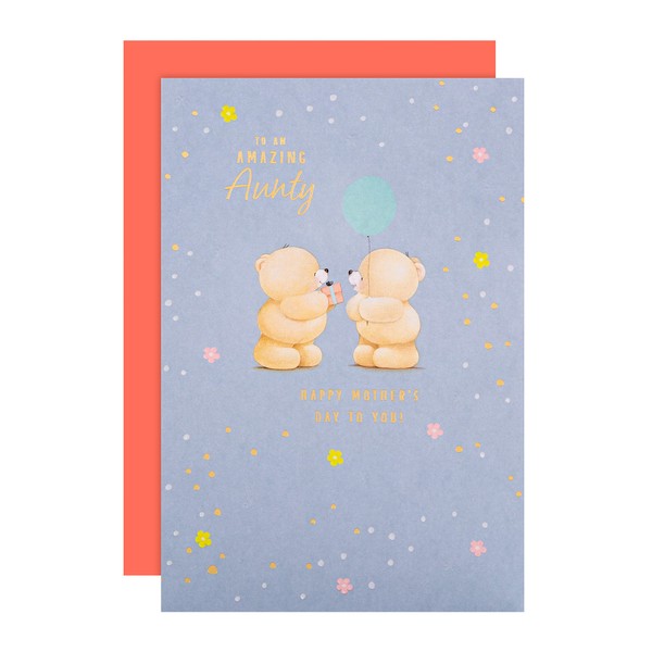 Hallmark Mother's Day Card for Aunty - Cute Forever Friends Design