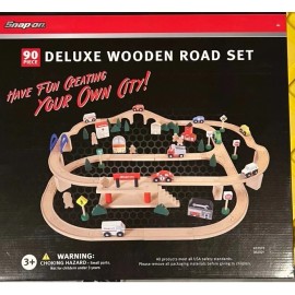 Snap-on Tools Deluxe Kid's Wooden Road Set
