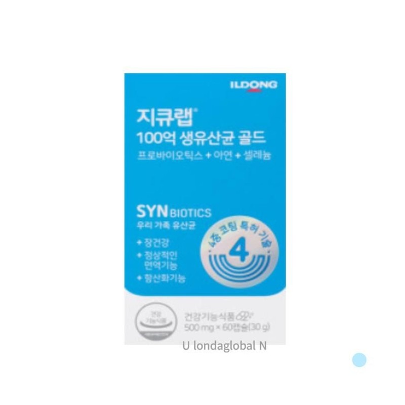 GQ Lab 10 billion live lactic acid bacteria gold zinc