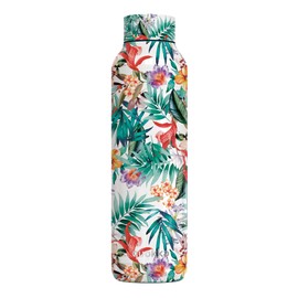 Quokka Solid Orchid Garden Stainless Steel Thermal Flask 630 ml