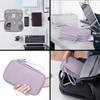 Teskyer Cable Organiser Bag, Portable Double Layer Travel Tech Pouch,