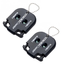2 pack golf clicker counter, portable golf gadgets, golf accessories with key chain reset tool for golf tournament scorers, shots and putts golf score shot counter golf gadgets