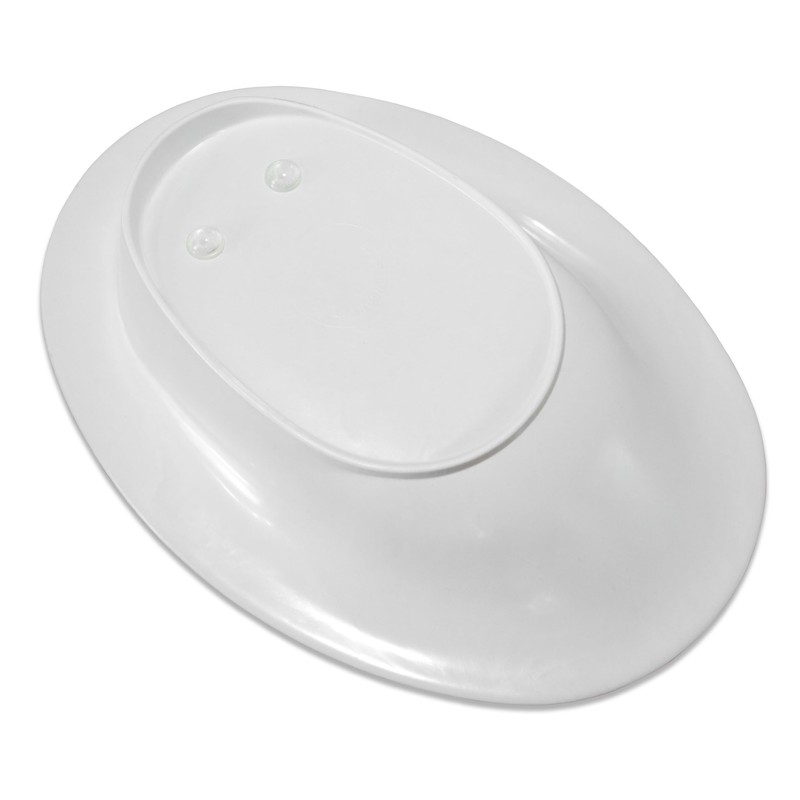 Rehabilitation Advantage Oval Scoop Dish with Sloped Lip, Small