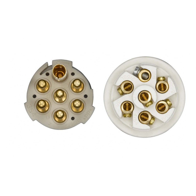HELLA 8JB 003 834-001 Socket - 24V - 7-pin connector