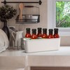 3 Pcs Plastic Storage Baskets with Handles, Kitchen Cupboard Organiser