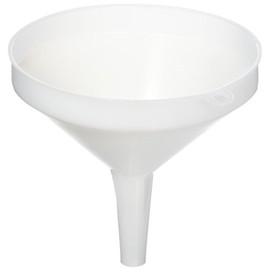 Kristallon K508 Plastic Funnel, 150 mm x 8 mm Spout x 155 mm Height
