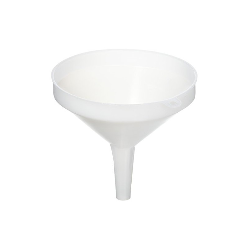 Kristallon K508 Plastic Funnel, 150 mm x 8 mm Spout