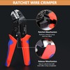Upgraded Wire Crimping Tool, Amliber Ratchet Wire Crimper Tool for