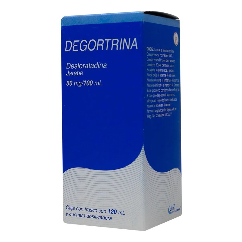 Degortrina Jarabe Fco. 120 Ml. 50 Mg/100 Ml.