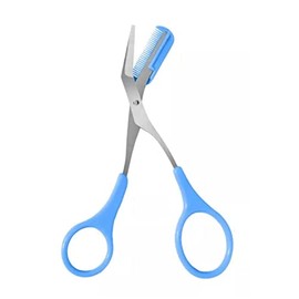 Eyebrow Shaper - Thinning Bushy Eyebrows with Scissors & Comb Attachment (Blue)