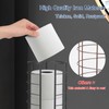 NearMoon Toilet Paper Organizer Stand, Freestanding 3 Rolls Tissue Storage,