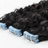 Water Wave Tape in Hair Extensions Human Hair 12Inch Double