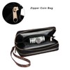 HAWEE Cellphone Wallet for Women Dual Zipper Long Purse with