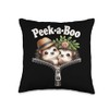 Funny - Peek-a-boo - Cute - Hedgehog - Couple Throw