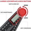 Digital Angle Finder Ruler with LCD Display, 200mm/7 Inch Digital