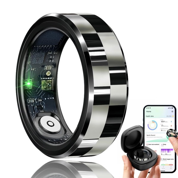 Smart Ring for Men Women, Sleep Tracking Wearable, Heart Rate,