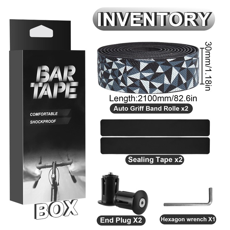 Raxfekro Handlebar Tape Road Bike, Handlebar Tapes Bicycle 210 x