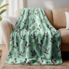 WADORN Wild Mallard Duck Throw Blanket, Cozy Soft Ducks Reeds