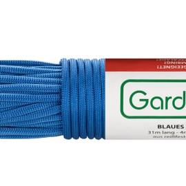 GardenMate® Professional Nylon Outdoor Rope I 31m Long, 4 mm Thick I Different Colours | Paracord 550 | Kernmantle Rope Made of 7 Core Threads of Tear-Resistant Nylon