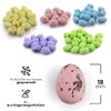 Netuno 80x Decorative Easter Eggs Colourful Speckled Polystyrene Eggs 1,5