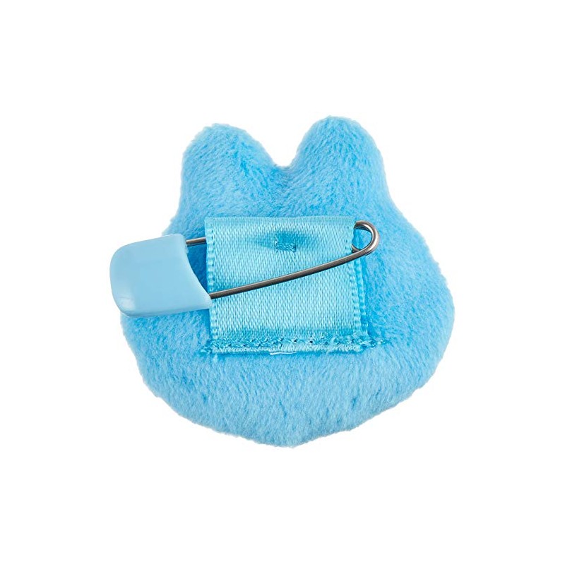 Sekiguchi 535187 11 Piki Cat Plush Badge Blue