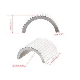 Bike Handle Spacer, 22mm to 28mm Motorcycle Handlebar Riser Clamp Spacer, Handlebar Riser Spacer for Mounting Φ22/22.2mm Handlebars