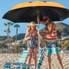 AosKe 7ft Beach Umbrella, Portable Wind Beach Umbrellas for Sand