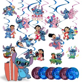 30 PCS Ceiling Streamers Party Decorations - Colorful Hanging Swirls for Birthday Baby Shower and Events Festive Plastic Banners for Ceiling Decor Perfect for Special Occasions