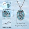 Vito 925 Sterling Silver Messianic Seal Necklace for Women Men,