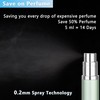 Qavhun Refillable Perfume Atomizer Travel Bottle 5ml Leakproof Luxury Travel