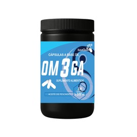 Omega 3 IsaaQuim 230 Cápsulas de 500 mg | Aceite de Pescado en POLVO | EPA y DHA | Suplemento Alimenticio