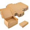 YKUKIZEE 30 Pack Small Corrugated Cardboard Shipping Boxes, 14x10x4 cm