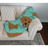 Caroline's Treasures MLM1009LQB Red Fox Labrador Retriever Quilted Blanket 50x60
