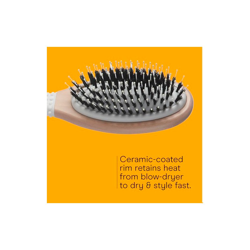 Conair Cepillo de pelo con cojín de puercoespín de cerámica