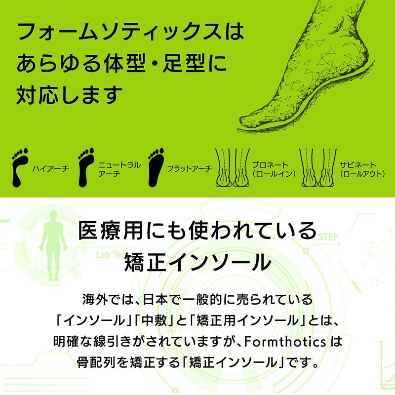 Formthotics Cycling Sports Insole, Ultra Lightweight, Shock Absorption, Bicycle, Cycle,