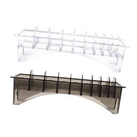 Healvian 2pcs Guide Comb Storage Box Hair Clipper Guard Organizer for Barbers Hairdressers Compact Hairdressing Tool Storage for Salon Home Use