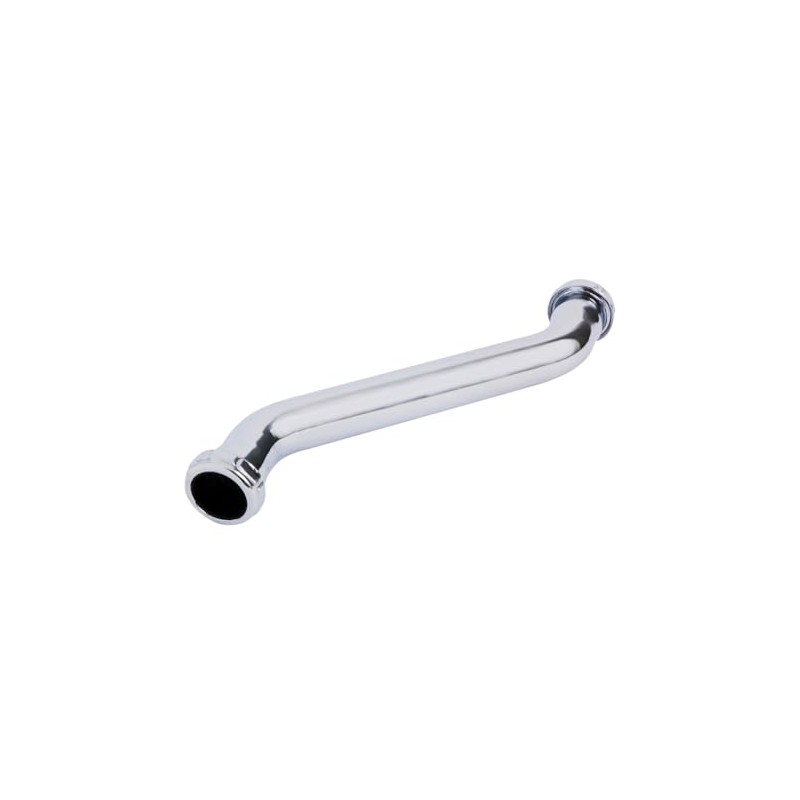 Highcraft 1-1/2” Double Offset Tube Chrome Plated Brass Double Offset