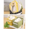 AARainbow 3 Packs Storage Basket Bins Canvas Mini Storage Cubes
