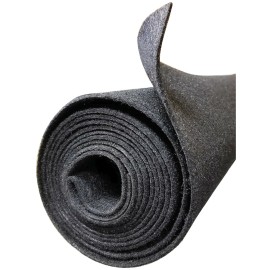 Polymat 12FT x 45" CHARCOAL S35 Polymat Art Crafts Home Decoration Wall Liner Carpet