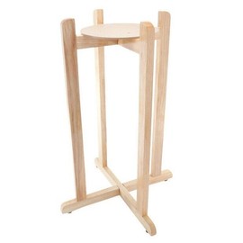 Aquanation 27" Wood Stand for Water Crock, Water Bottles, 3 & 5 Gallon Bottle - Natural NEW