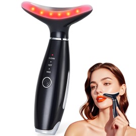 LATME Facial Massager,Neck Face Massager Tool,3 Mode Massage with Heat,Portable Beauty Instrument for Skin Care Women Gift