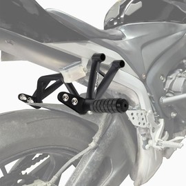 Xitomer Steel Peg Sub Cage Support Stunt Fit for CBR600RR 2007-2012 Rear Footrests Step Plate Stunt Passenger Peg Guard