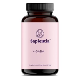 Sapientia  GABA - Valeriana, Gluconato de Magnesio, Melisa, L-Teanina, Pasiflora, Complejo B - Suplemento Alimenticio 100 Natural                     