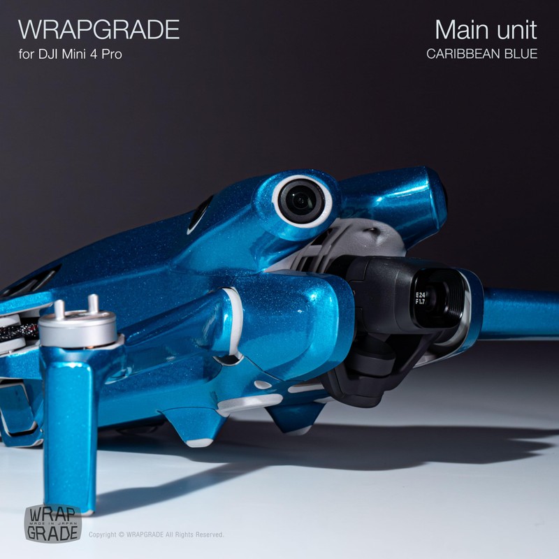 WRAPGRADE Skin Stickers Compatible with DJI Mini 4 Pro |